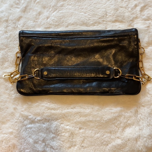 Tory Burch black envelope bag convertible clutch - Picture 3 of 8